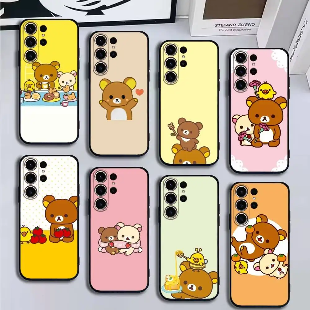 Cartoon Cute R-Rilakkuma B-Bear Phone Case For SamsungS25,24,21,22,23,30,Ultra,20,Plus,Fe,Lite,Note,10,9,Soft Black Cover
Cartoon Cute R-Rilakkuma B-Bear Phone Case For SamsungS25,24,21,22,23,30,Ultra,20,Plus,Fe,Lite,Note,10,9,Soft Black Cover