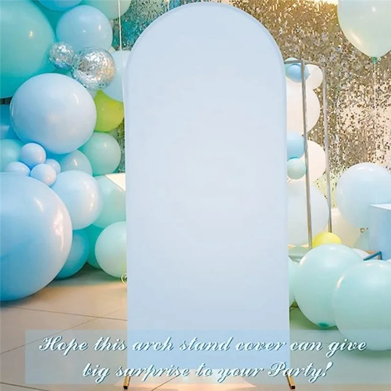 7.2FT Wedding Arch Cover Fitted Wedding Arch Stand Covers Round Top for Birthday Banquet Decoration White
7.2FT Wedding Arch Cover Fitted Wedding Arch Stand Covers Round Top for Birthday Banquet Decoration White