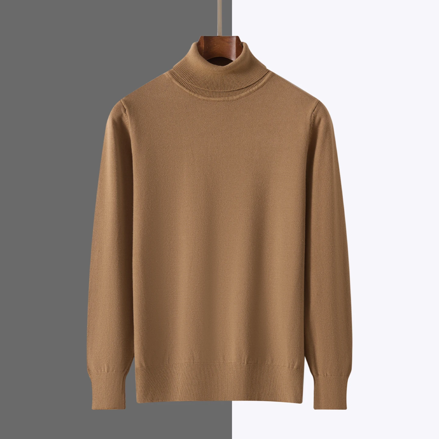 Classic Men Knitted Cashmere Wool blend Pullover Sweater Flip up collar Thick style Long Sleeves High quality Warmth Basic Tops
Classic Men Knitted Cashmere Wool blend Pullover Sweater Flip up collar Thick style Long Sleeves High quality Warmth Basic Tops