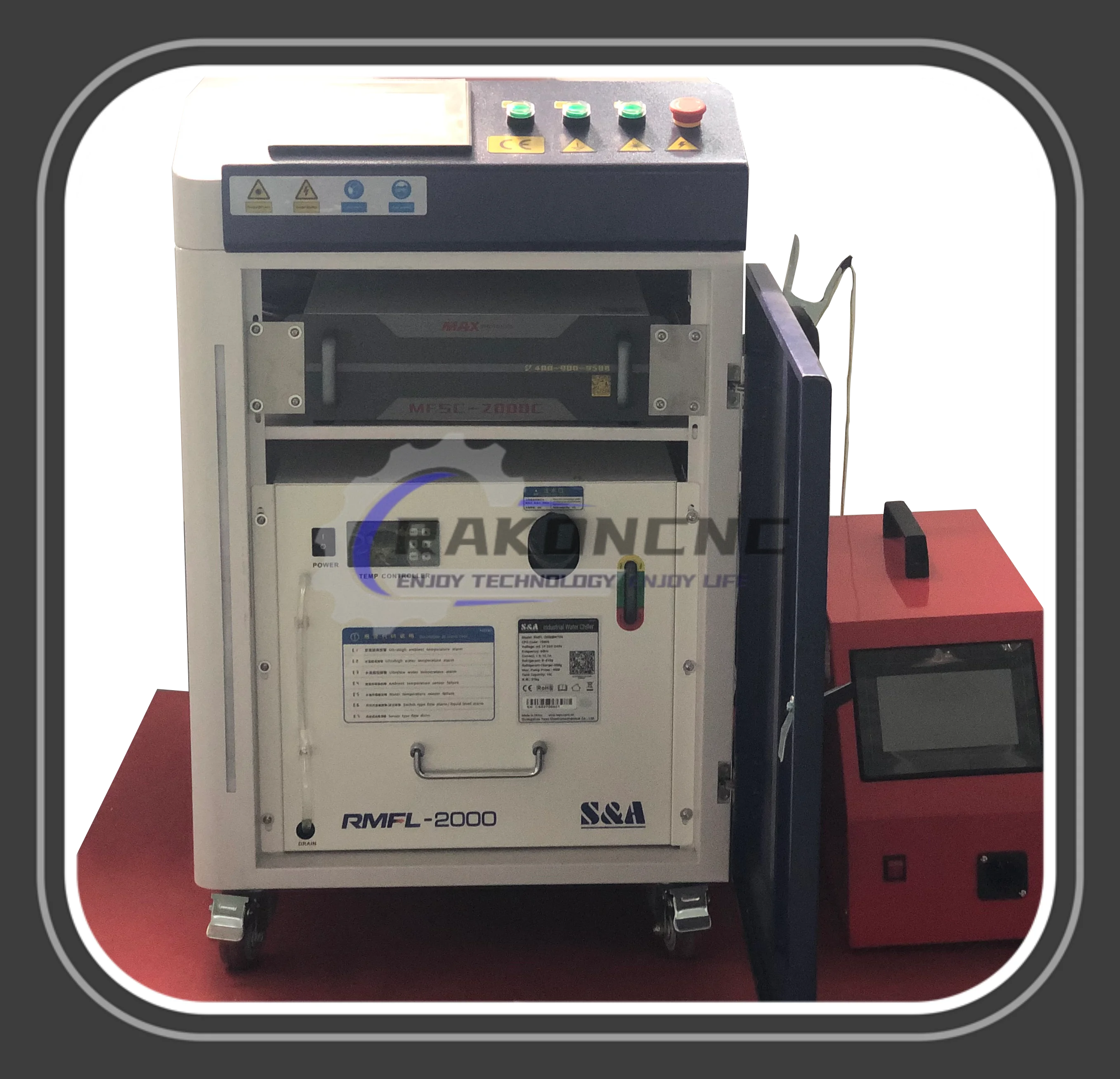 Free Warranty Handheld Fiber 4in1 Laser Welding Machine with SUP Controller System 1500W 2000W 3KW Laser Source
Free Warranty Handheld Fiber 4in1 Laser Welding Machine with SUP Controller System 1500W 2000W 3KW Laser Source