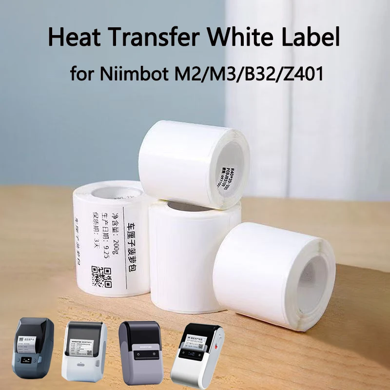 Niimbot M2/M3/B32/Z401 White Label Paper Self-adhesive Heat Transfer Printing Waterproof Sticker for Niimbot M2/M3 Printer
Niimbot M2/M3/B32/Z401 White Label Paper Self-adhesive Heat Transfer Printing Waterproof Sticker for Niimbot M2/M3 Printer