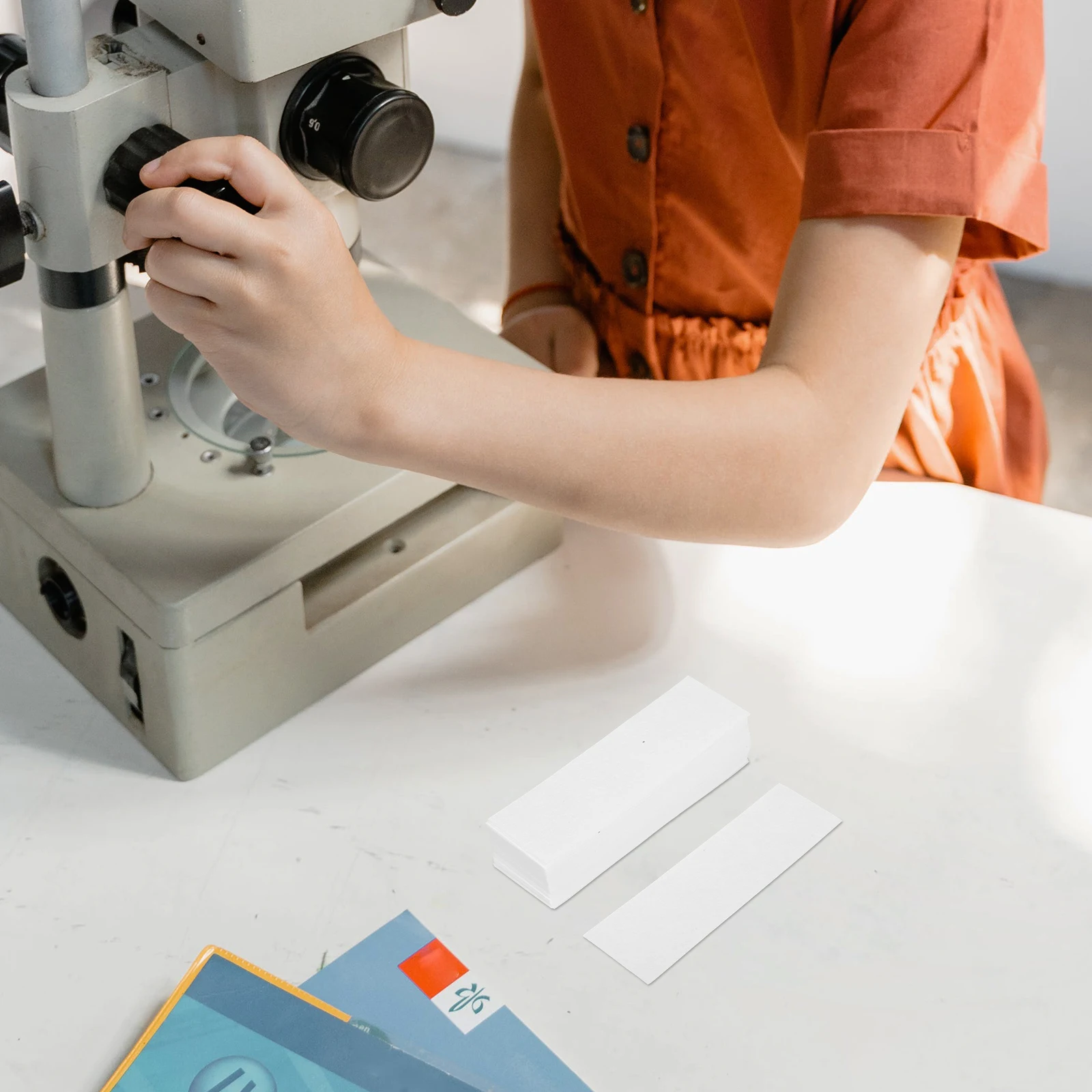 100 Sheets Laboratory Absorbent Paper Science Experiment Strips Cleaning Blotting Papers Teaching Equipment Dry Environment
100 Sheets Laboratory Absorbent Paper Science Experiment Strips Cleaning Blotting Papers Teaching Equipment Dry Environment