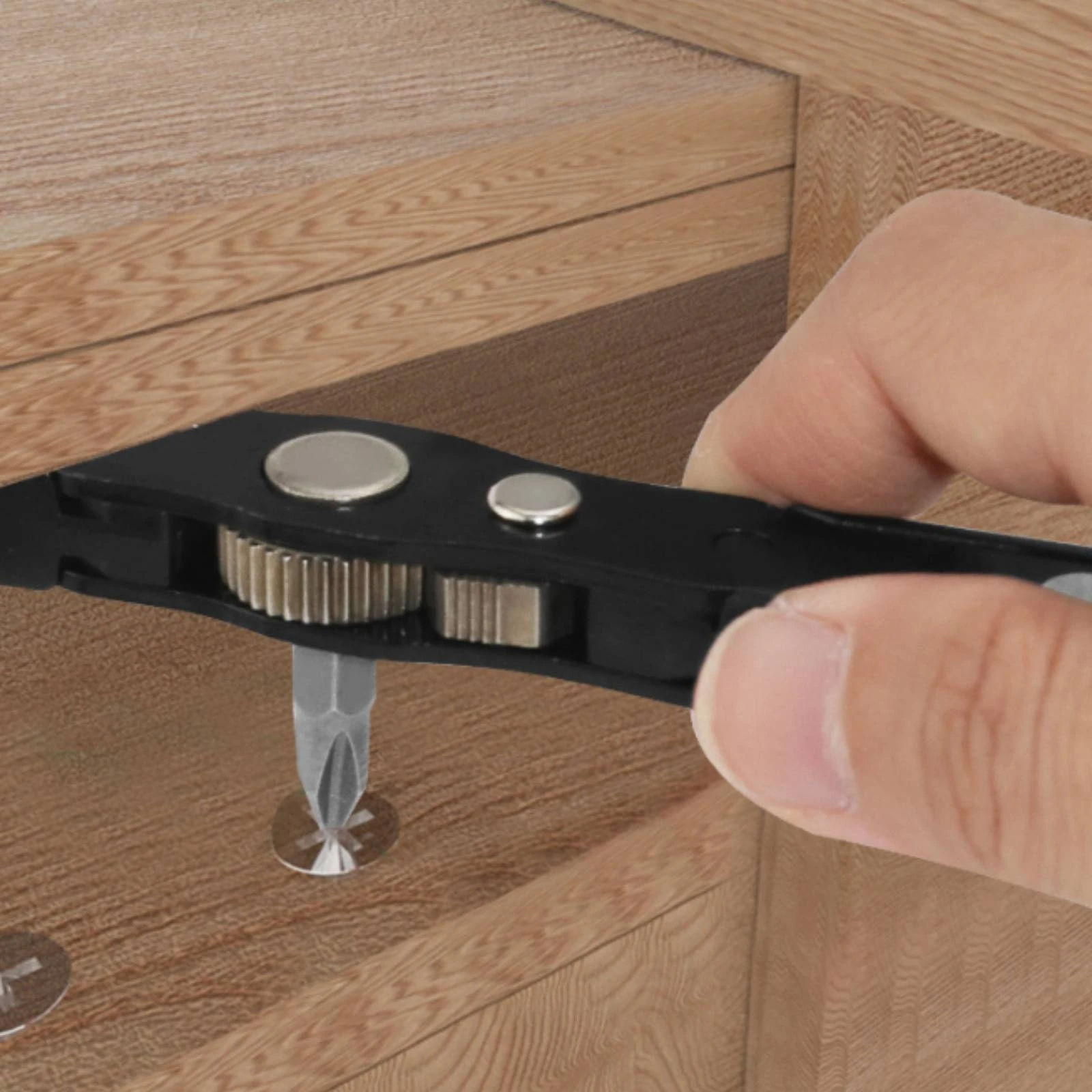 Bidirectional Wrench Set Easy Grip Reversible Ratchet Wrench Removable Drill Chuck Key Replacement Heads Included for Workshop
Bidirectional Wrench Set Easy Grip Reversible Ratchet Wrench Removable Drill Chuck Key Replacement Heads Included for Workshop