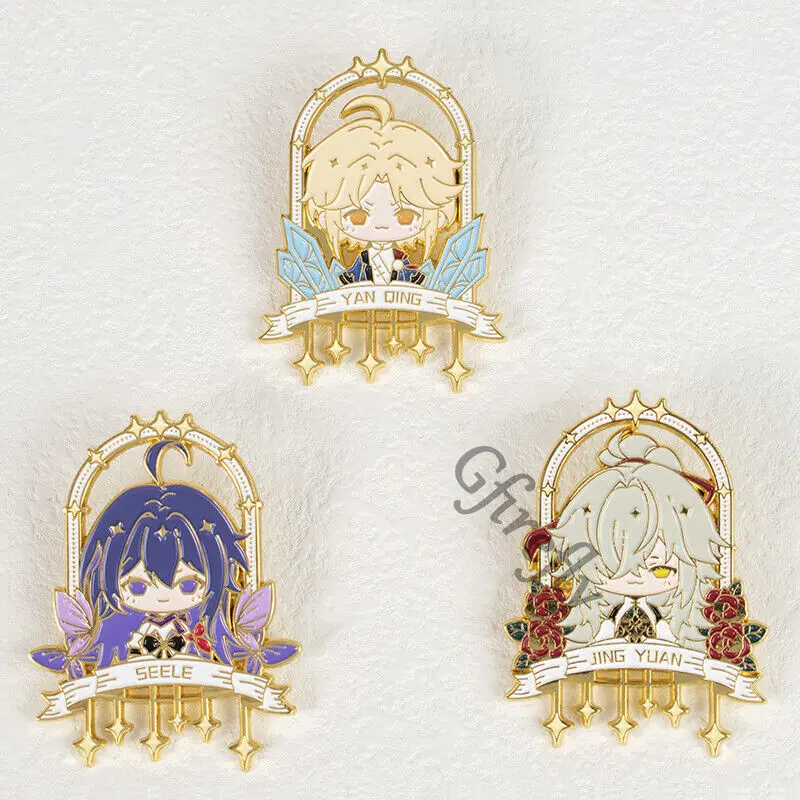 Honkai: Star Rail Breastpin Colleagues Cartoon Badge Brooch Metal Emblem Ouch Ambitus Luocha Yanqing Gift
Honkai: Star Rail Breastpin Colleagues Cartoon Badge Brooch Metal Emblem Ouch Ambitus Luocha Yanqing Gift