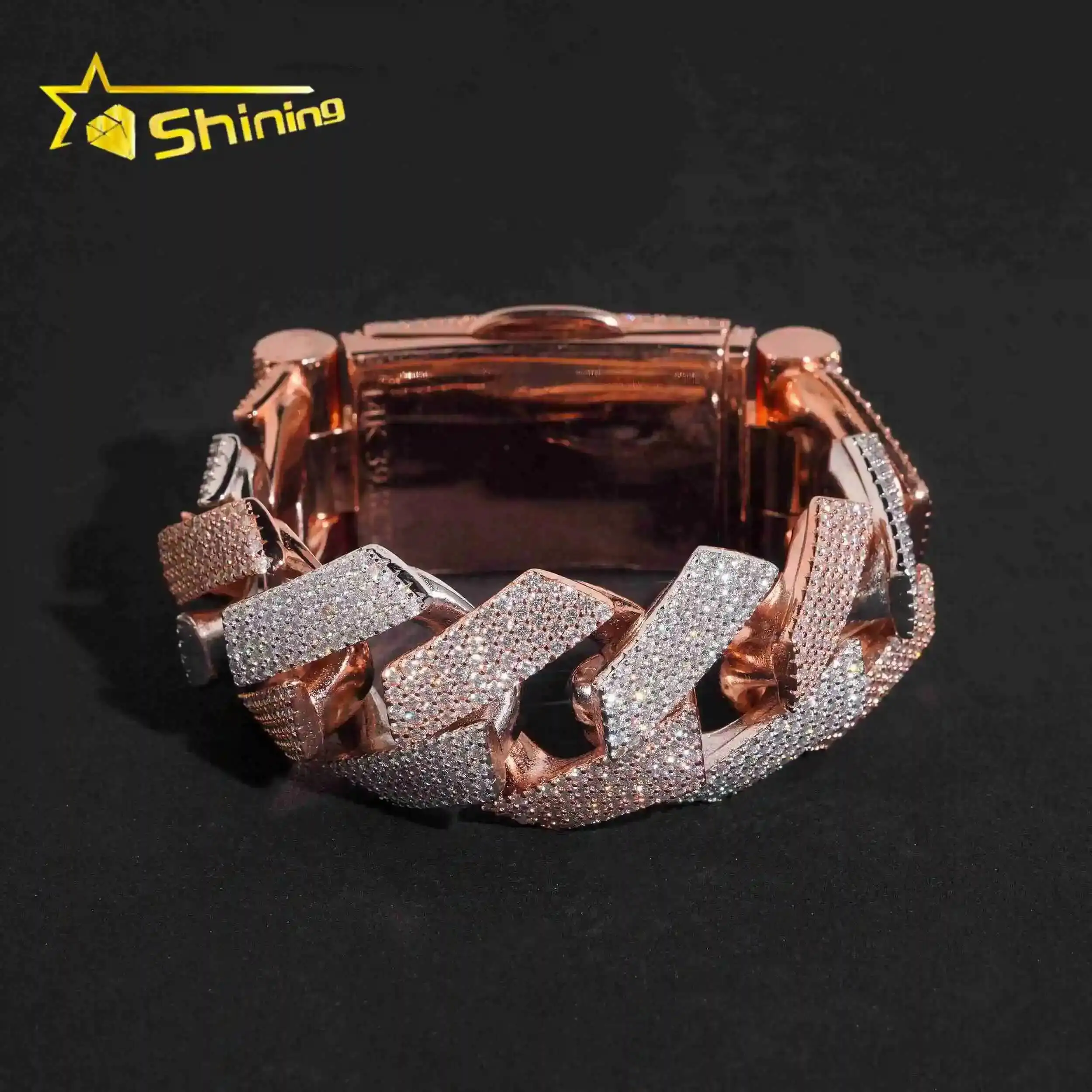 Pass Diamond Tester 28mm VVS Moissanite Diamond Cuban Bracelet Luxury 925 Sterling Silver VVS Mossanite Fashion Bracelet for Men
Pass Diamond Tester 28mm VVS Moissanite Diamond Cuban Bracelet Luxury 925 Sterling Silver VVS Mossanite Fashion Bracelet for Men