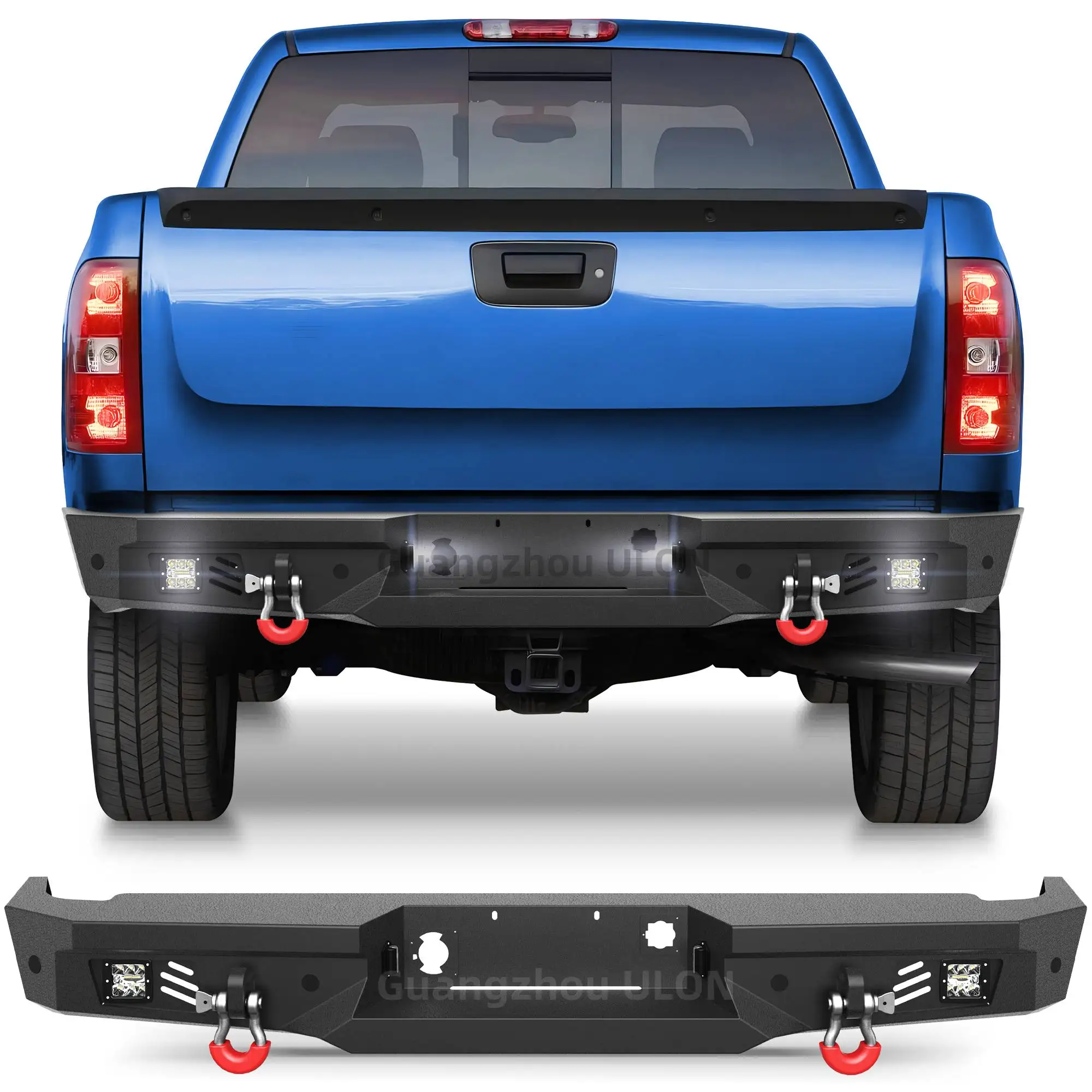 Silverado Rear Bumper Combo, Full Width Offroad Bumpers for 2007-2013 Chevy Silverado 1500
Silverado Rear Bumper Combo, Full Width Offroad Bumpers for 2007-2013 Chevy Silverado 1500