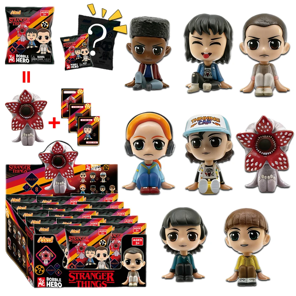 Набор из 24 фигурок Eleven, Demogorgon, Will Byers в стиле Q, случайные коллекционные карманные украшения-сюрпризы в пакетиках, подарки
Набор из 24 фигурок Eleven, Demogorgon, Will Byers в стиле Q, случайные коллекционные карманные украшения-сюрпризы в пакетиках, подарки