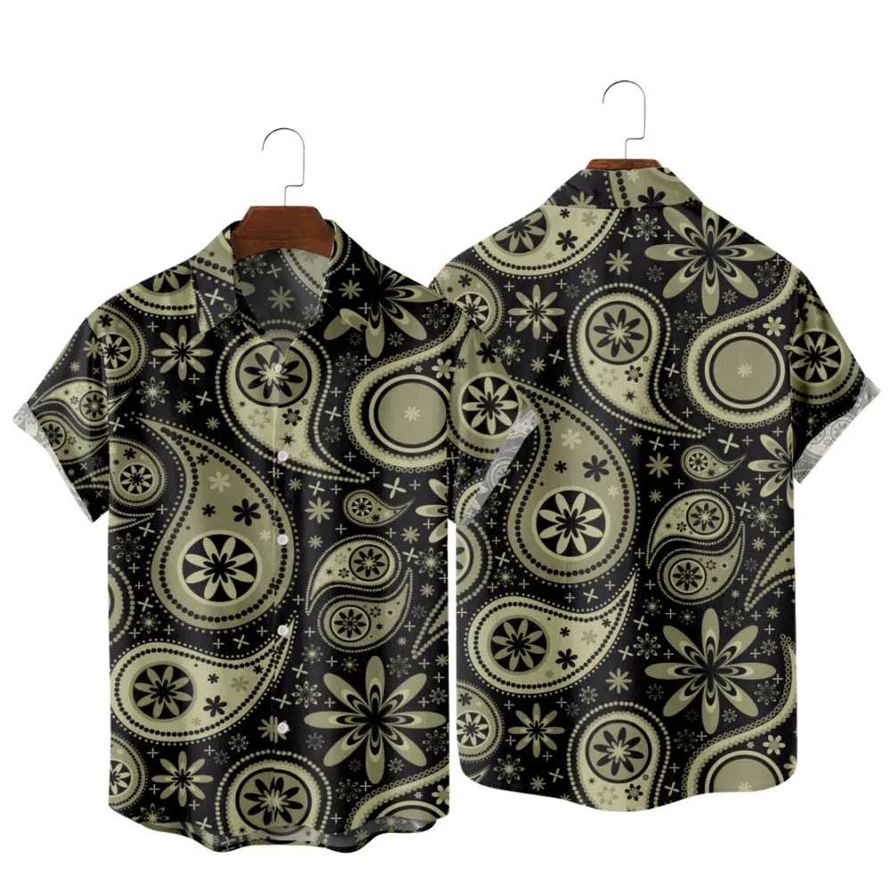 Vintage Bandana Paisley Shirt Men Streetwear Hip Hop Short Sleeve Hawaiian Shirt Beach Male Clothing Harajuku Oversized Tops
Vintage Bandana Paisley Shirt Men Streetwear Hip Hop Short Sleeve Hawaiian Shirt Beach Male Clothing Harajuku Oversized Tops