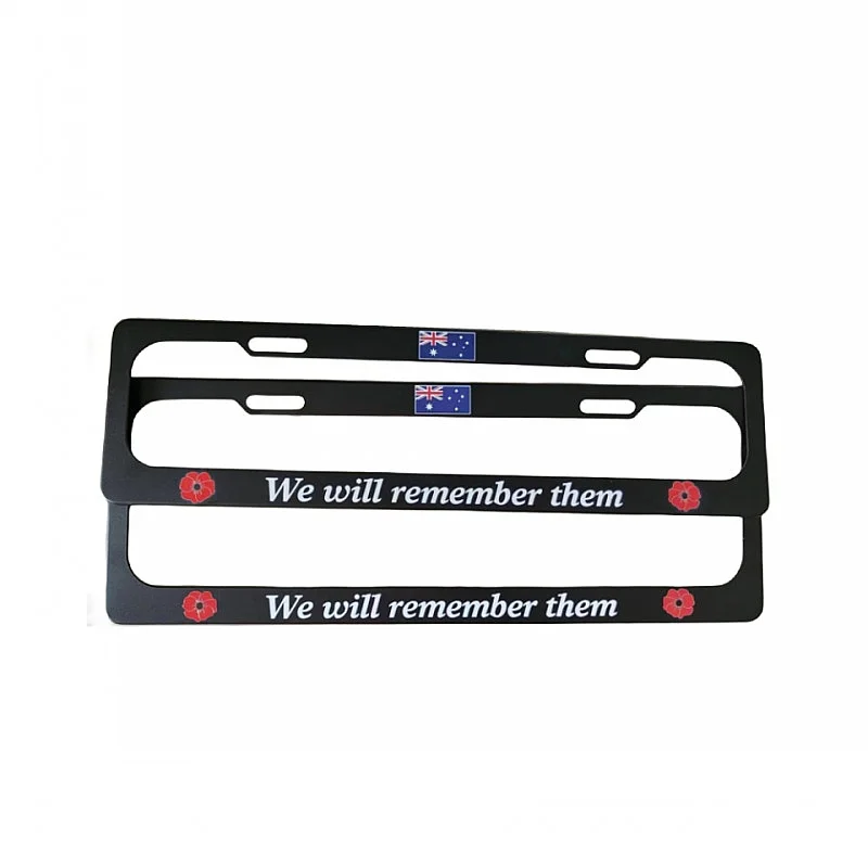 Australia New Zealand Car License Plate Frame Custom Engraving Vanity Plate Holder
Australia New Zealand Car License Plate Frame Custom Engraving Vanity Plate Holder