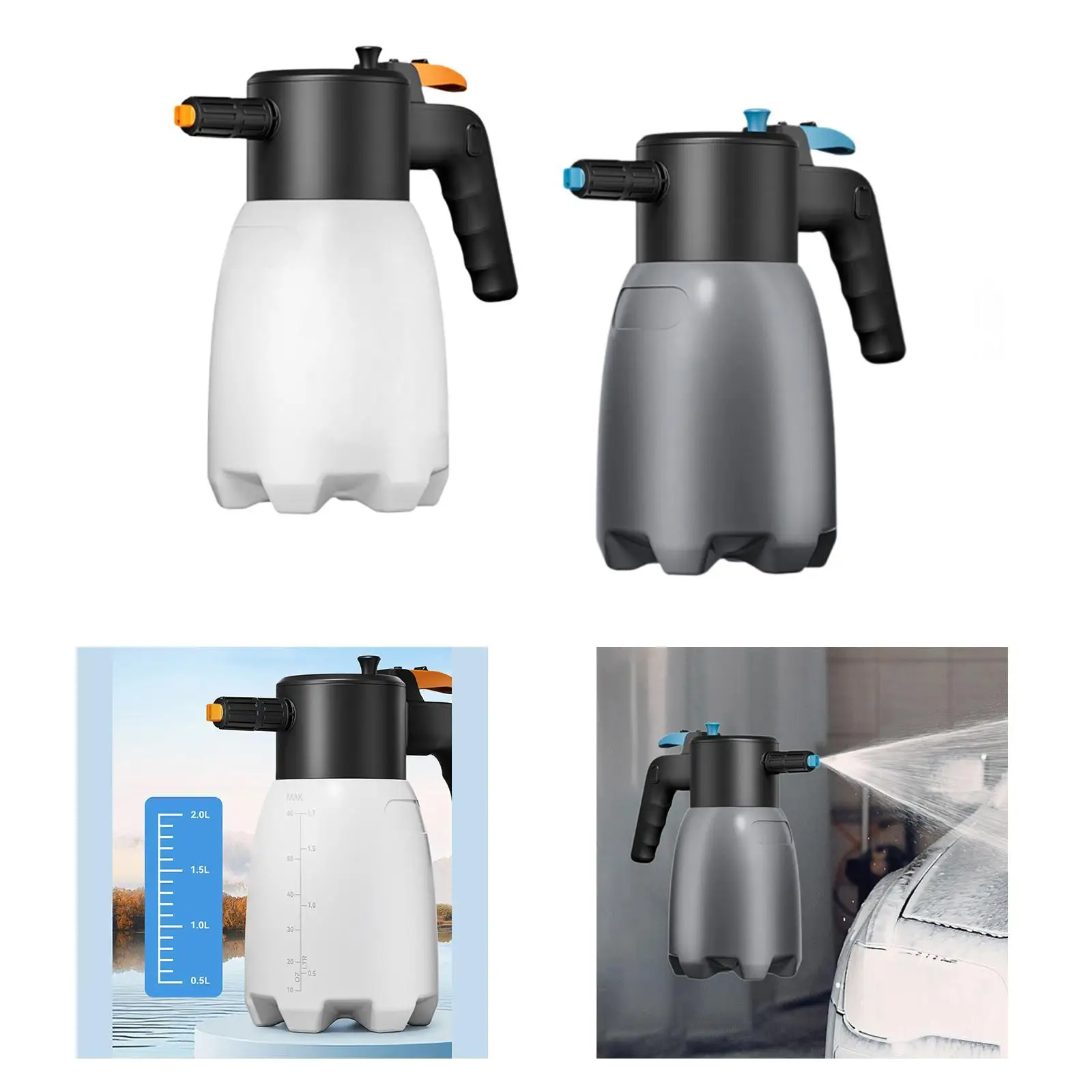 1700ml Car Electric Foam Sprayer USB Charging Multifunctional Labor Saving
1700ml Car Electric Foam Sprayer USB Charging Multifunctional Labor Saving