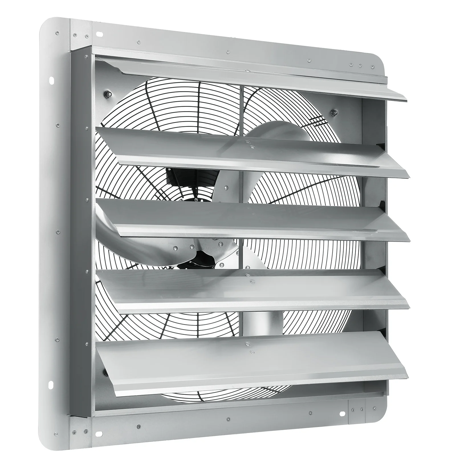 VEVOR 24'' Shutter Exhaust Fan, High-speed 3320 CFM, Wall Mount Attic Fan with AC-motor, Ventilation and Cooling for Greenhouses, Garages, Sheds, Shops, FCC
VEVOR 24'' Shutter Exhaust Fan, High-speed 3320 CFM, Wall Mount Attic Fan with AC-motor, Ventilation and Cooling for Greenhouses, Garages, Sheds, Shops, FCC