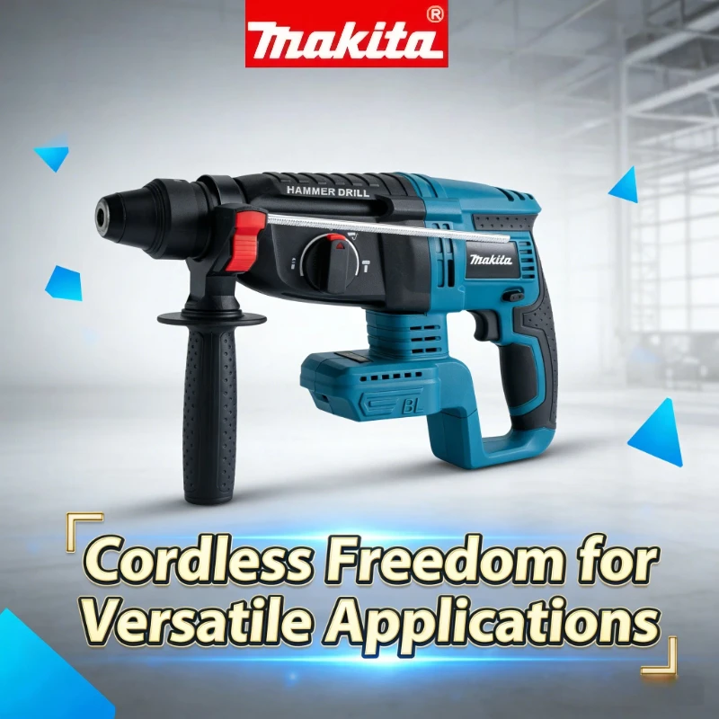 Makita 26MM Cordless Hammer Brushless Electric Hammer 18V Lithium Battery Wireless Drills Makita 18v Power Tools Original
Makita 26MM Cordless Hammer Brushless Electric Hammer 18V Lithium Battery Wireless Drills Makita 18v Power Tools Original