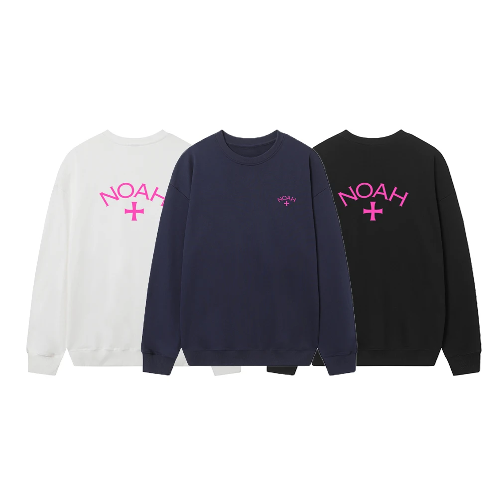 Noah Pink Cross Classic Small Logo Print Casual Loose Sweatirt round Ne for Autumn Winter Men Women Trendy Brand Streetwear
Noah Pink Cross Classic Small Logo Print Casual Loose Sweatirt round Ne for Autumn Winter Men Women Trendy Brand Streetwear