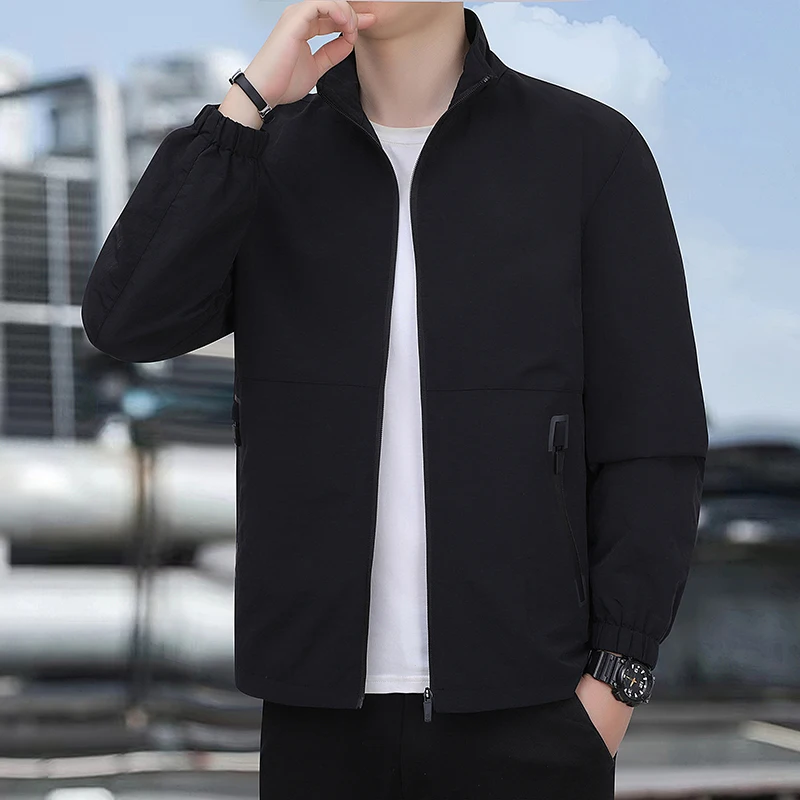 Brand Casual Loose Men Jacket Thin Windproof Spring Autumn New Men Jacket Outdoor Sports Stand Collar Coat Solid Color Jacket
Brand Casual Loose Men Jacket Thin Windproof Spring Autumn New Men Jacket Outdoor Sports Stand Collar Coat Solid Color Jacket