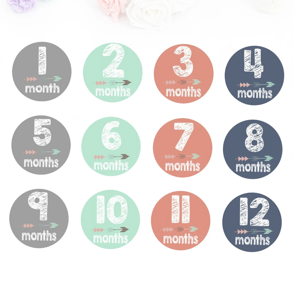 12pcs Photo Stickers Baby Boy Girl First Year Monthly Milestone Newborn Infant Belly Shooting Props
12pcs Photo Stickers Baby Boy Girl First Year Monthly Milestone Newborn Infant Belly Shooting Props