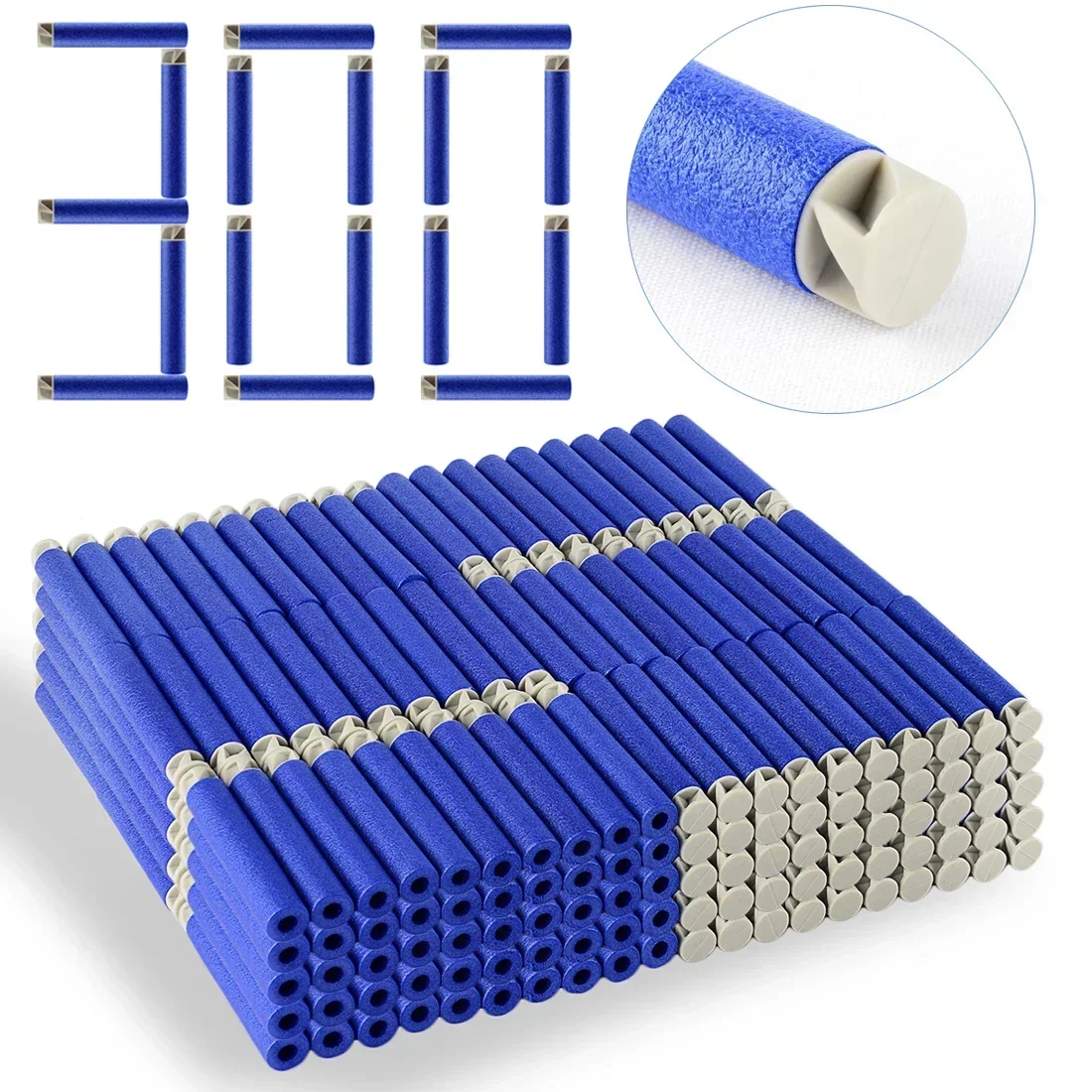300PCS For Nerf Bullets Soft Hollow Hole Head 7.4cm Refill Darts Toy Gun Bullets for Nerf Series Blasters Xmas Kid Children Gift
300PCS For Nerf Bullets Soft Hollow Hole Head 7.4cm Refill Darts Toy Gun Bullets for Nerf Series Blasters Xmas Kid Children Gift