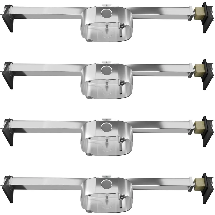 Saf-T-Brace For Ceiling Fans - Features 3 Teeth Twist and Lock Design 1.5 Heavy Duty Metal Electrical Box - Secure Installation
Saf-T-Brace For Ceiling Fans - Features 3 Teeth Twist and Lock Design 1.5 Heavy Duty Metal Electrical Box - Secure Installation