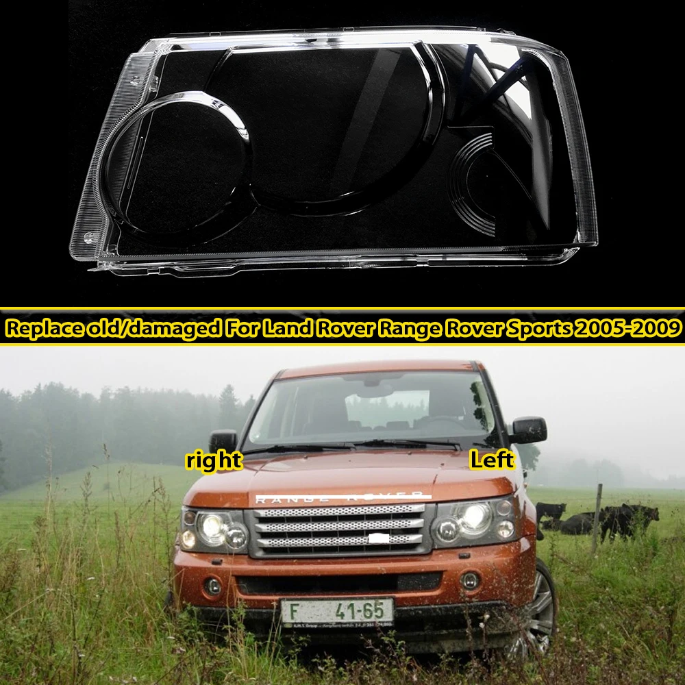 Transparent Lampshade Headlamp Shell Lens Plexiglass For Land Rover Range Rover Sports 2005-2009 Headlight Cover Lamp Shade
Transparent Lampshade Headlamp Shell Lens Plexiglass For Land Rover Range Rover Sports 2005-2009 Headlight Cover Lamp Shade