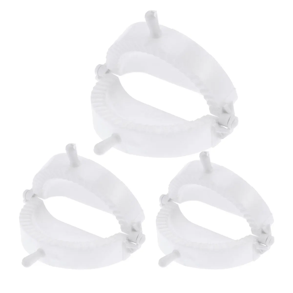 3 Pcs Dumpling Maker Set 8cm 6cm 5cm Molds Dough Press Empanada Ravioli Pierogies Kitchen Tools Plastic Safe Food Grade Easy Use
3 Pcs Dumpling Maker Set 8cm 6cm 5cm Molds Dough Press Empanada Ravioli Pierogies Kitchen Tools Plastic Safe Food Grade Easy Use