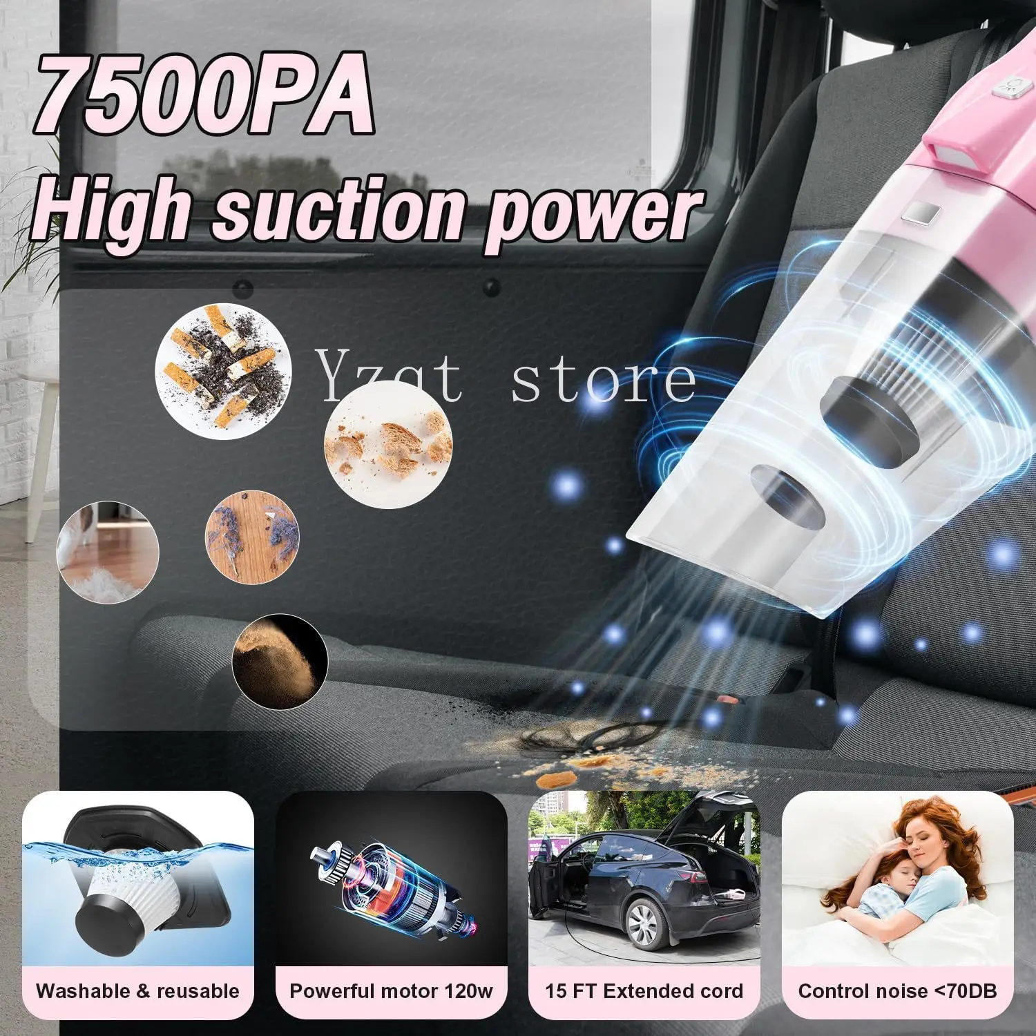 Car Vacuum Cleaner Air Pump Multifunctional Wireless Vacuum Cleaner Pump Car Home Dual Purpose Portable
Car Vacuum Cleaner Air Pump Multifunctional Wireless Vacuum Cleaner Pump Car Home Dual Purpose Portable