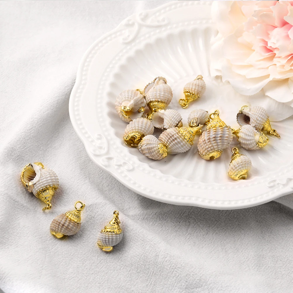 6pcs Conch Shell Pendants Natural Diy Jewelry Accessories Unique Shell Shaped Pendant Craft Ornament For Earrings Bracelets
6pcs Conch Shell Pendants Natural Diy Jewelry Accessories Unique Shell Shaped Pendant Craft Ornament For Earrings Bracelets