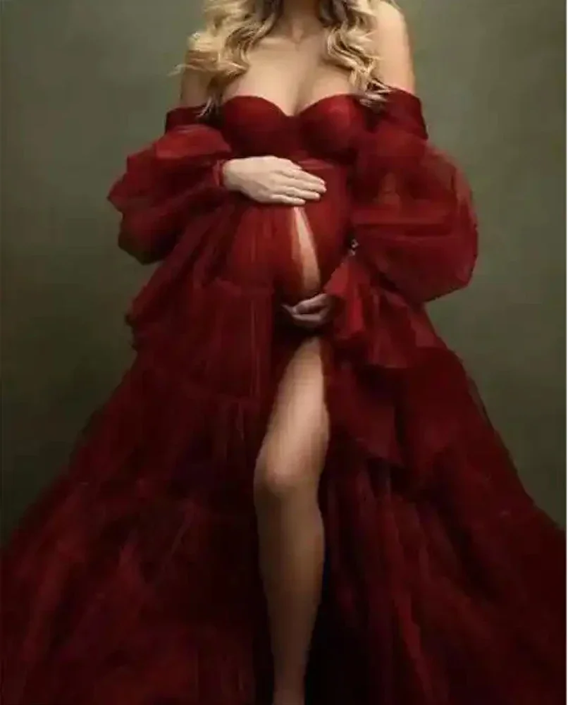 Maternity Gown Lace Maxi Dresses Women Clothes Photography Pregnancy Dress For Photo Shoot fluffy
Maternity Gown Lace Maxi Dresses Women Clothes Photography Pregnancy Dress For Photo Shoot fluffy