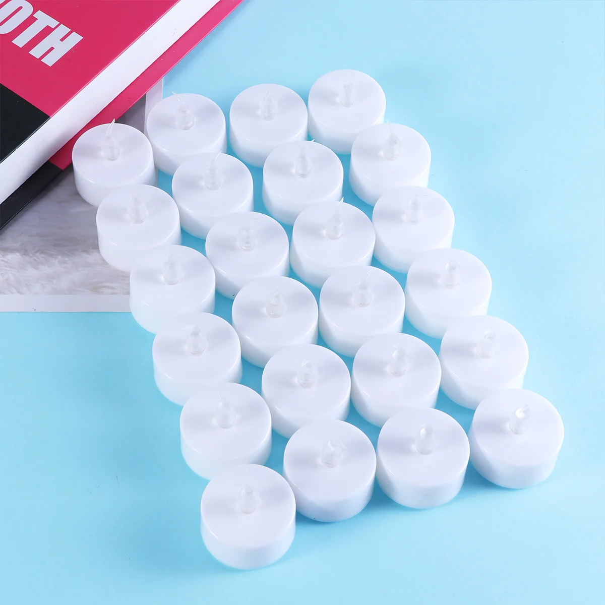 24Pcs Electronic Lamp Flickering LED Tea Lights Flameless Realistic Electric Lights for Valentine Christmas
24Pcs Electronic Lamp Flickering LED Tea Lights Flameless Realistic Electric Lights for Valentine Christmas