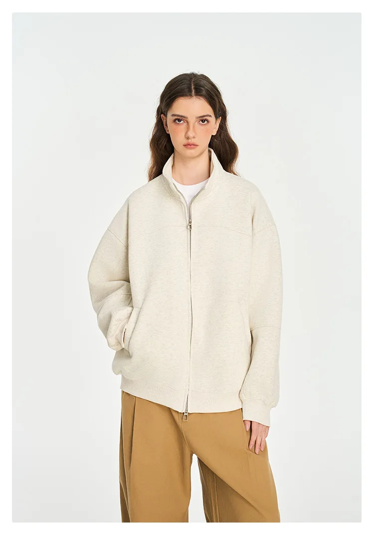Viya Heavyweight jackets, men's and women's unisex spring and autumn loose high-quality zipper cardigan sweatshirts
Viya Heavyweight jackets, men's and women's unisex spring and autumn loose high-quality zipper cardigan sweatshirts