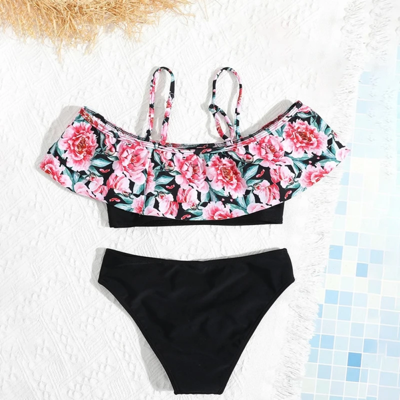 Купальные костюмы для девочек, детский купальник для летних каникул для девочек, модный купальник из двух предметов с цветочным принтом, пляжный купальник, бикини
Купальные костюмы для девочек, детский купальник для летних каникул для девочек, модный купальник из двух предметов с цветочным принтом, пляжный купальник, бикини