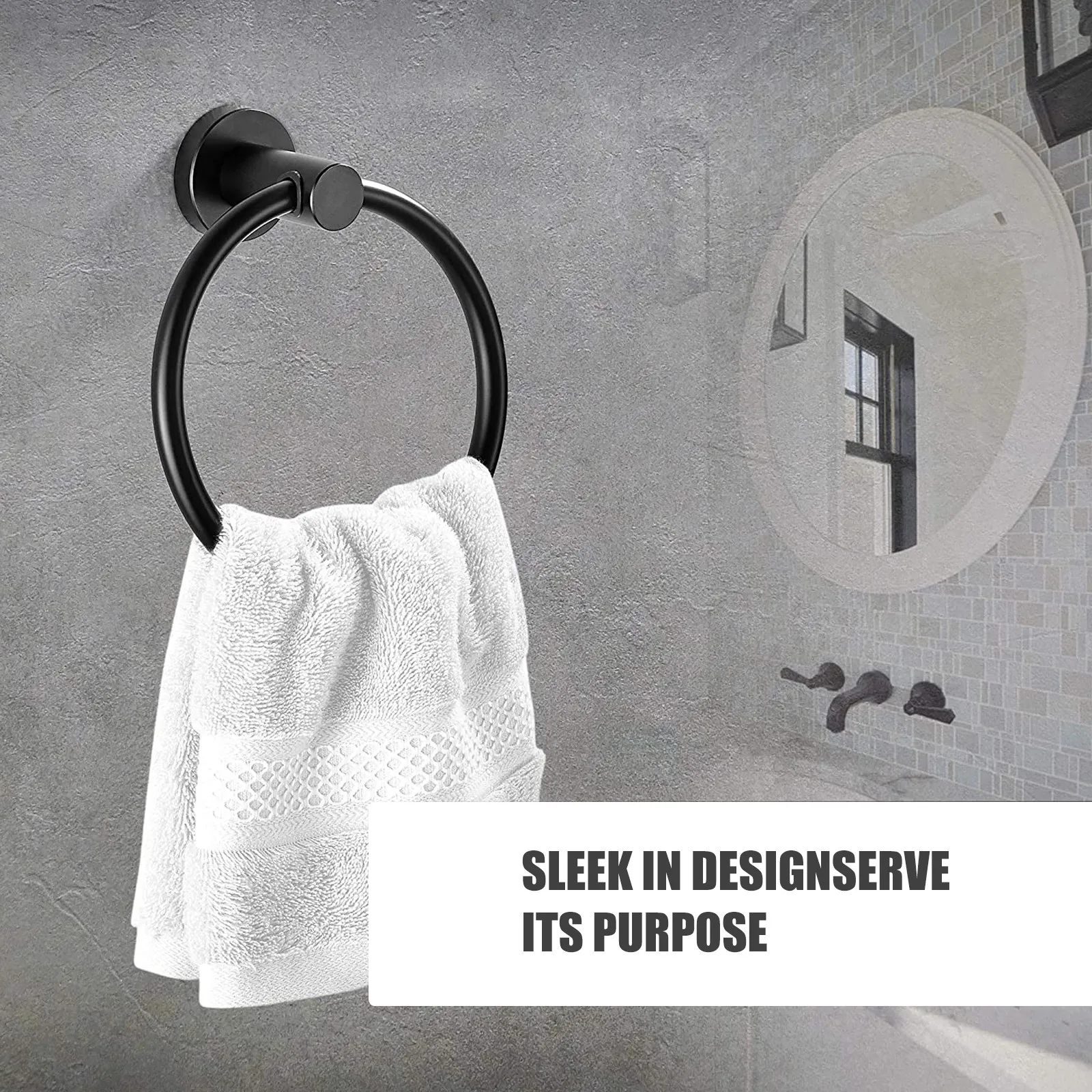 2Pcs Stainless Steel Towel Ring and Toilet Paper Holder Bathroom Storage Rack Wall Mounted Towel Hanging Rod Space Saver
2Pcs Stainless Steel Towel Ring and Toilet Paper Holder Bathroom Storage Rack Wall Mounted Towel Hanging Rod Space Saver