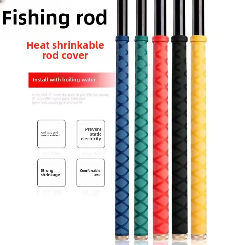 Silicone Fishing Rod Grip Wrap with Heat Shrink Tube Anti-Slip Sweat Absorbent Handle Cover for Fishing Rod 28/30/35MM
Silicone Fishing Rod Grip Wrap with Heat Shrink Tube Anti-Slip Sweat Absorbent Handle Cover for Fishing Rod 28/30/35MM