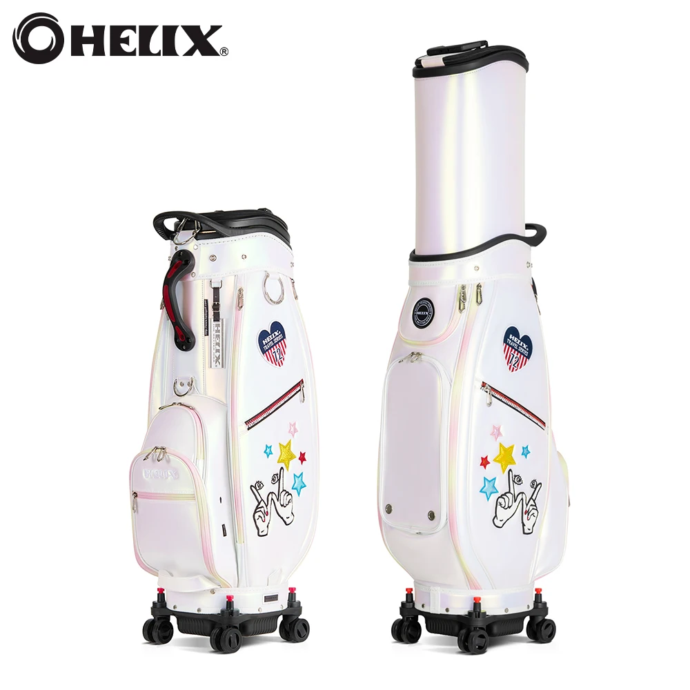 HELIX Golf Bag for Women with 4 Smooth Wheels and Protective Top Cover Golf Travel Bag
HELIX Golf Bag for Women with 4 Smooth Wheels and Protective Top Cover Golf Travel Bag