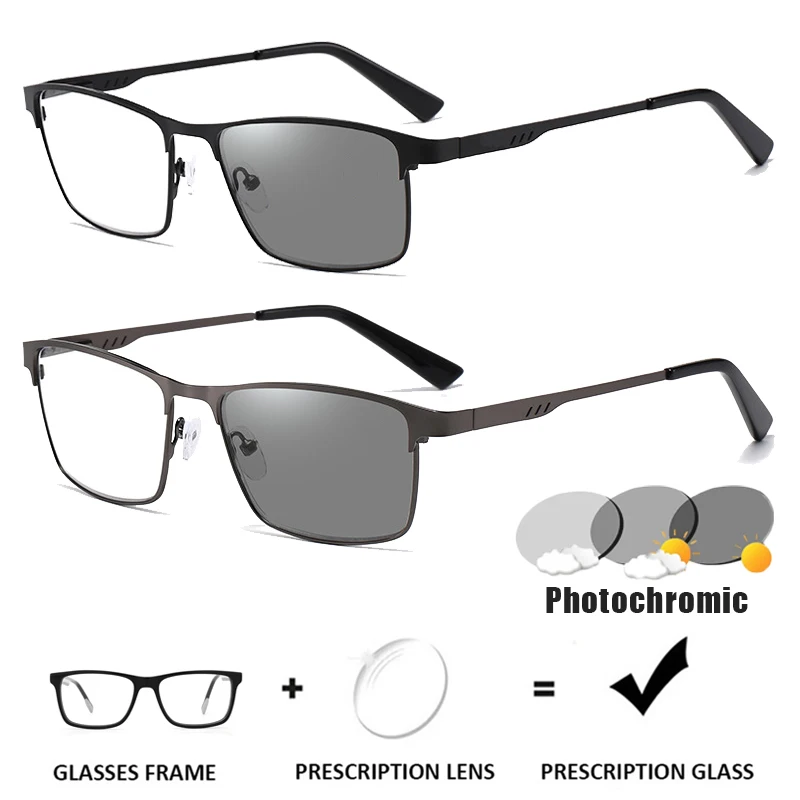 Customised Photochromic Reading Glasses Business Anti-blue Light Presbyopia Spectacles Classic Prescription Optical Glasses
Customised Photochromic Reading Glasses Business Anti-blue Light Presbyopia Spectacles Classic Prescription Optical Glasses