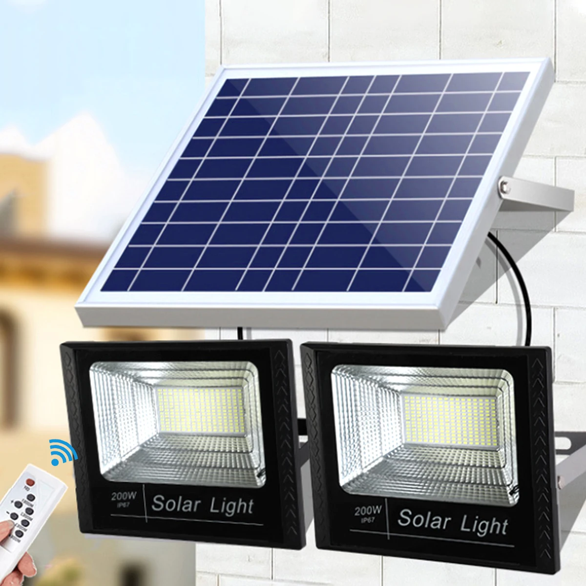 Solar LED Split Solar Light Outdoor Waterproof with Motion Sensor Floodlight Remote Control for Patio Garage Backyard Solar Ligh
Solar LED Split Solar Light Outdoor Waterproof with Motion Sensor Floodlight Remote Control for Patio Garage Backyard Solar Ligh