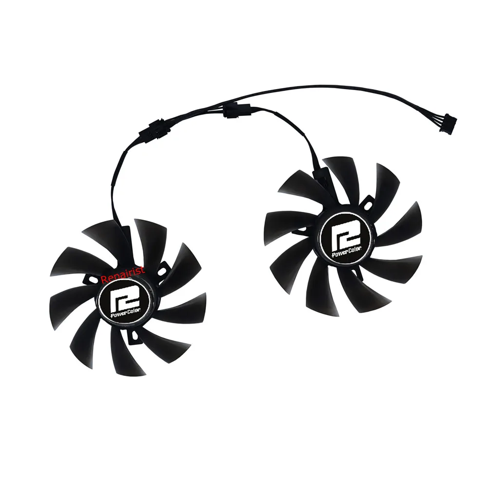 2Pcs/Set,GPU Graphics Cards Fan,For PowerColor Red Dragon Radeon RX570 RX 570 8GB/4gb GDDR5,T129215SU,Video Card Cooling
2Pcs/Set,GPU Graphics Cards Fan,For PowerColor Red Dragon Radeon RX570 RX 570 8GB/4gb GDDR5,T129215SU,Video Card Cooling