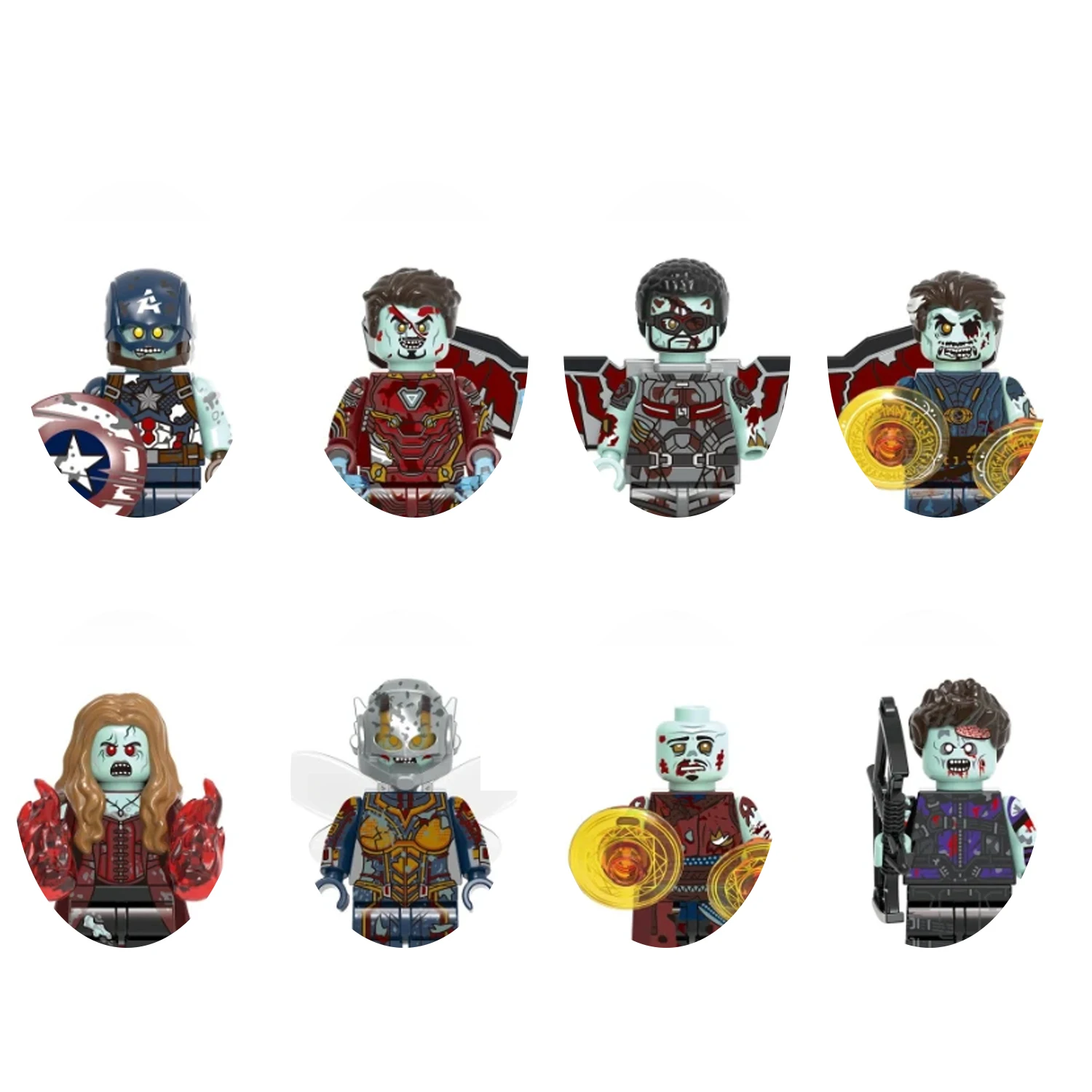 Zombie Marvel Avengers Minifigures Set Captain America Iron Man Falcon Doctor Strange Building Blocks Collectible Kids Toy Gift
Zombie Marvel Avengers Minifigures Set Captain America Iron Man Falcon Doctor Strange Building Blocks Collectible Kids Toy Gift