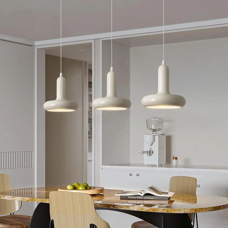 Japanese Bauhaus Restaurant Pendant Lamp Retro Designer Bar Droplight Counter Bedroom Bedside Table Creamy Style Pendant Lights
Japanese Bauhaus Restaurant Pendant Lamp Retro Designer Bar Droplight Counter Bedroom Bedside Table Creamy Style Pendant Lights