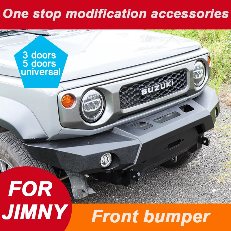 Запчасти, передний бампер Bull Bar для Suzuki Jimny Guard Bar для автомобильных аксессуаров Jimny
Запчасти, передний бампер Bull Bar для Suzuki Jimny Guard Bar для автомобильных аксессуаров Jimny