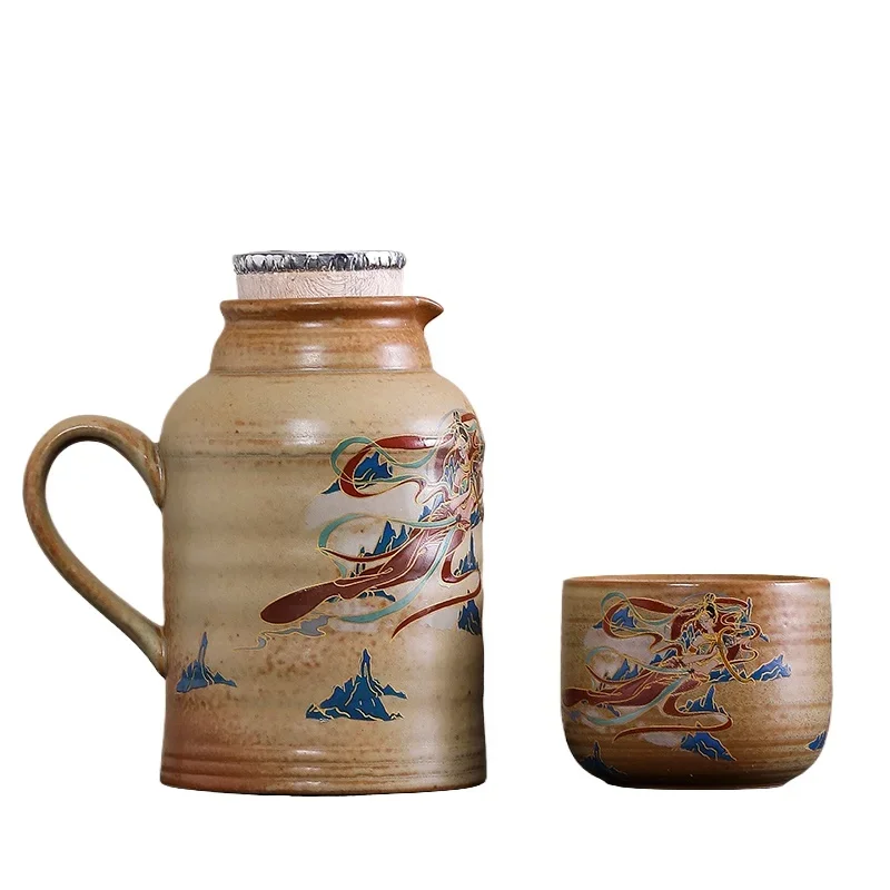 *Retro stewed teapot household cool kettle with lid ceramic teapot teacup personal special tea
*Retro stewed teapot household cool kettle with lid ceramic teapot teacup personal special tea