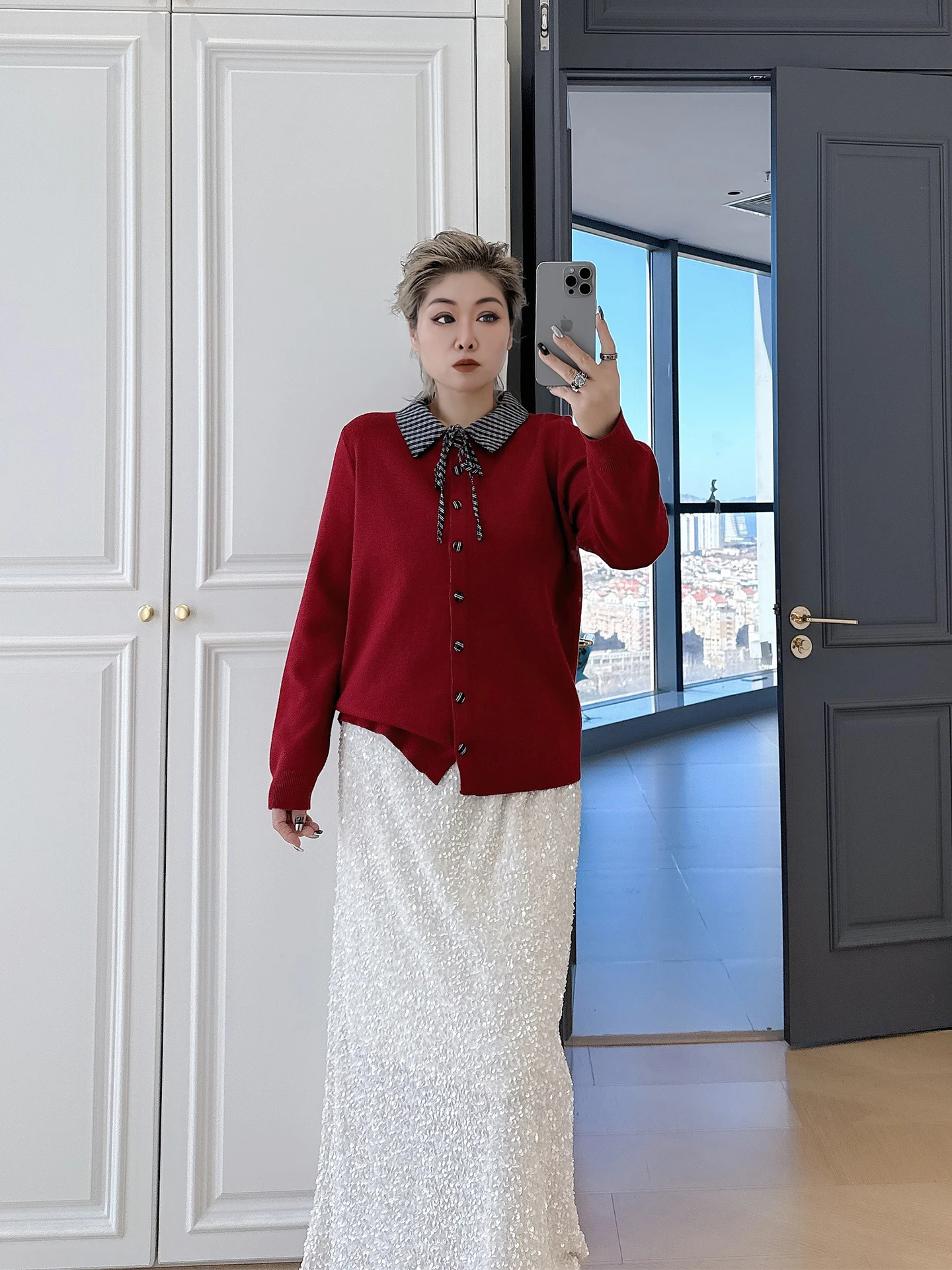 Ретро-кардиган большого размера для женщин, вязаный свитер с поясом, повседневный, в студенческом стиле, для полных женщин (до 200 фунтов), стройнящий, антивозрастной топ
Ретро-кардиган большого размера для женщин, вязаный свитер с поясом, повседневный, в студенческом стиле, для полных женщин (до 200 фунтов), стройнящий, антивозрастной топ