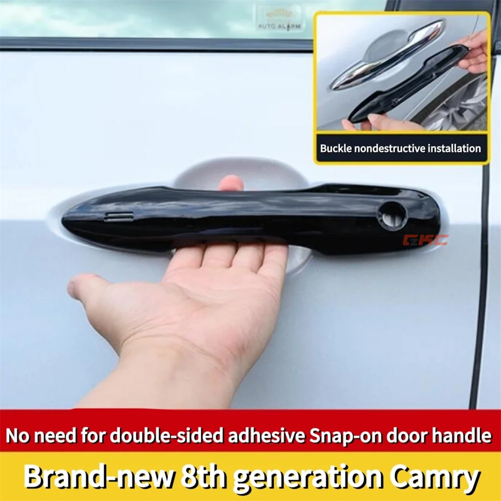 For 2018-2023 Camry Universal Snap On Door Handle Covers for Car Stylish Design Easy Installation Enhances Car Appearance
For 2018-2023 Camry Universal Snap On Door Handle Covers for Car Stylish Design Easy Installation Enhances Car Appearance