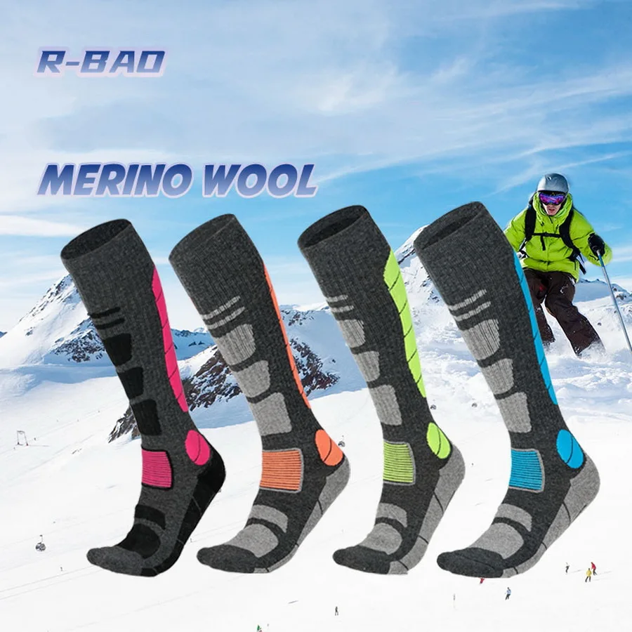 Merino Wool Thermal Compression Socks - Unisex Winter Long Socks for Skiing & Hiking
Merino Wool Thermal Compression Socks - Unisex Winter Long Socks for Skiing & Hiking