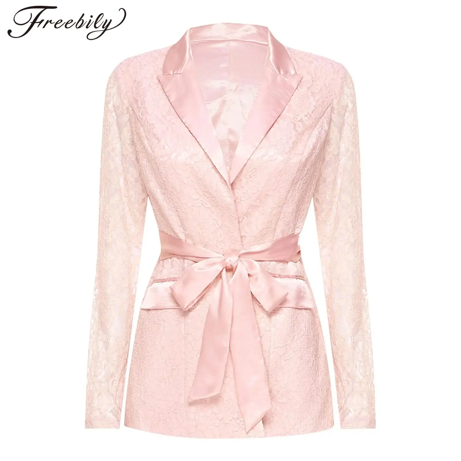 Женские офисные пиджаки, верхняя одежда, прозрачные пиджаки с длинными рукавами и лацканами, костюмы, пальто для вечеринки, элегантный кружевной пиджак с цветочным принтом и поясом
Женские офисные пиджаки, верхняя одежда, прозрачные пиджаки с длинными рукавами и лацканами, костюмы, пальто для вечеринки, элегантный кружевной пиджак с цветочным принтом и поясом