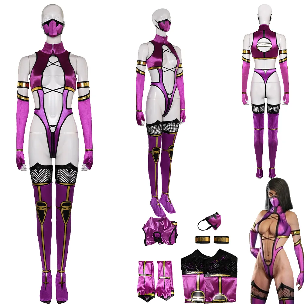 Костюм для косплея Mileena, костюм в стиле фэнтези Mortal Cos Kombat 9, комбинезон для взрослых и женщин, наряды для ролевых игр, карнавальный костюм на Хэллоуин
Костюм для косплея Mileena, костюм в стиле фэнтези Mortal Cos Kombat 9, комбинезон для взрослых и женщин, наряды для ролевых игр, карнавальный костюм на Хэллоуин
