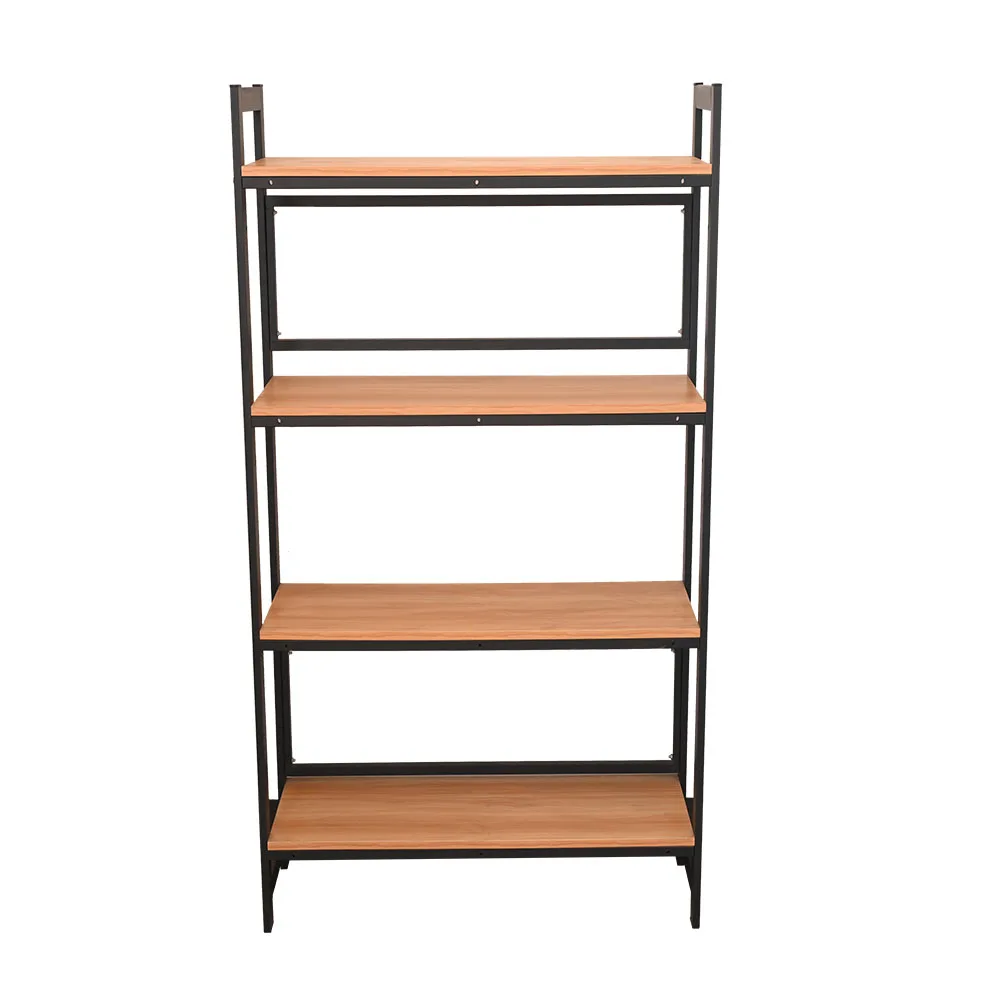 4 Tier Shelves Modern Design Storage Rack Shelf with Metal Frame Display Shelf Support Customization
4 Tier Shelves Modern Design Storage Rack Shelf with Metal Frame Display Shelf Support Customization