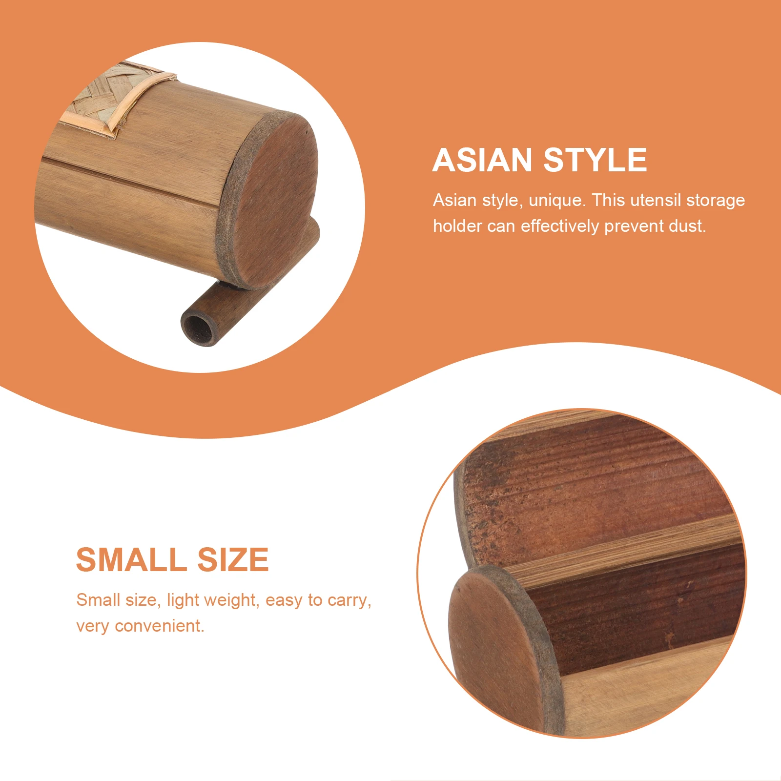Bamboo Wooden Chopsticks Box Small Size Light Weight Dustproof Utensil Holder Corrosion Resistant Long Serving Asian Style Safe
Bamboo Wooden Chopsticks Box Small Size Light Weight Dustproof Utensil Holder Corrosion Resistant Long Serving Asian Style Safe