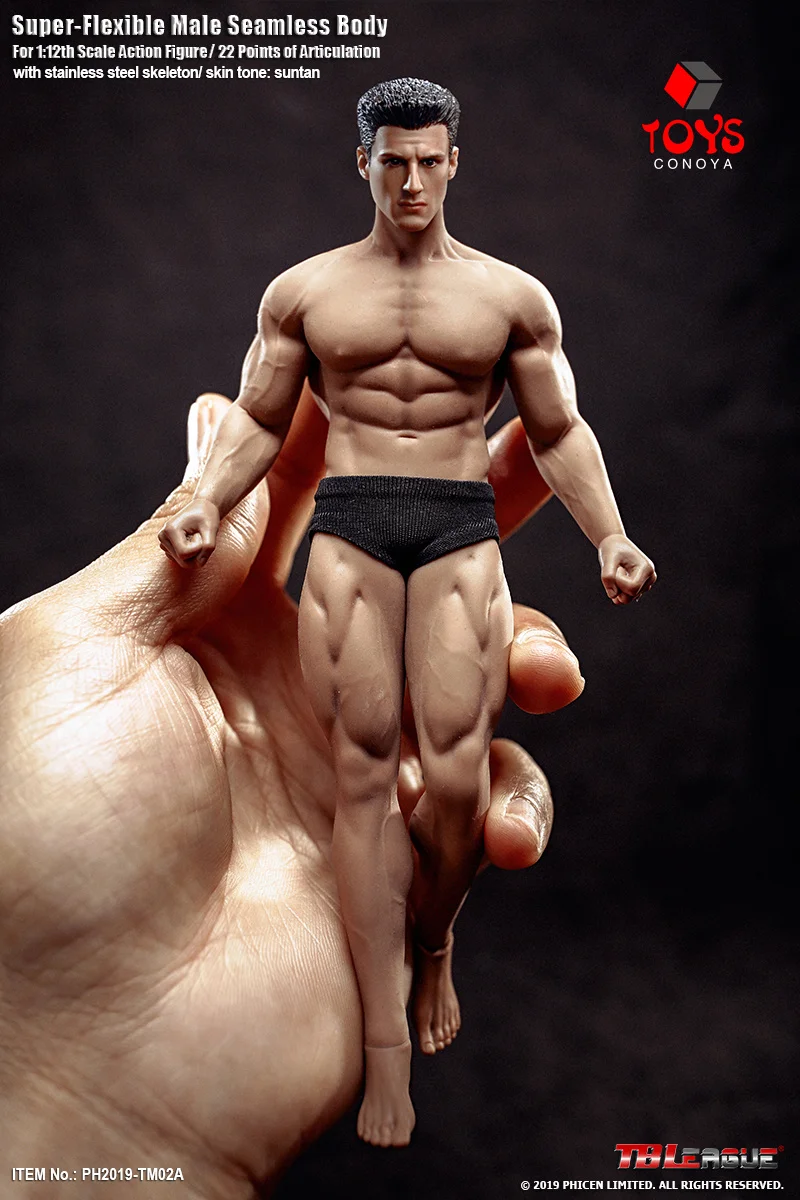 TBLeague Phicen TM01A TM02A 1/12 Suntan Skin Super-Flexible Seamless Steel Stainless Skeleton Male Body 6'' Action Figure Doll
TBLeague Phicen TM01A TM02A 1/12 Suntan Skin Super-Flexible Seamless Steel Stainless Skeleton Male Body 6'' Action Figure Doll