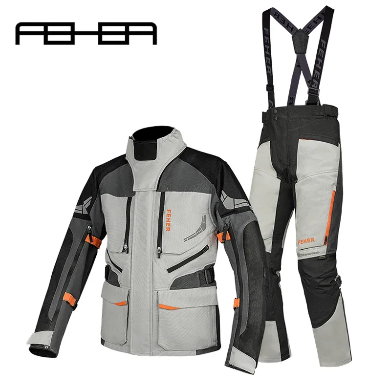 FEHER Motorcycle Jackets Riding Rally Suit All Seasons Night Reflective Design Waterproof Herobiker Motorcycle Riding Jackets
FEHER Motorcycle Jackets Riding Rally Suit All Seasons Night Reflective Design Waterproof Herobiker Motorcycle Riding Jackets