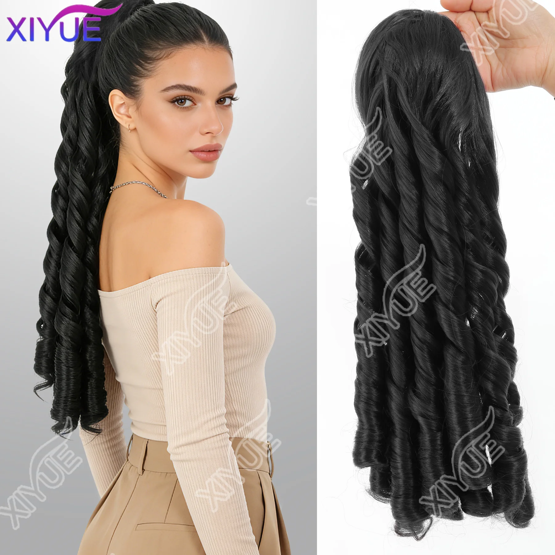 XIYUE 50 СМ ДЛИННЫЙ ЧЕРНЫЙ/КРАСНЫЙ РИМАНСКИЙ КУКУРНЫЙ ЗАЖИМ В НАРАЩИВЕННЫХ ВОЛОС ПИТАНИЯ КИНА ХВОСТЕ СИНТЕТИЧЕСКИЕ ВОЛОСЫ ПРЯМОСТРУЖИННИЯ КИНАЙТЕЛЬ
XIYUE 50 СМ ДЛИННЫЙ ЧЕРНЫЙ/КРАСНЫЙ РИМАНСКИЙ КУКУРНЫЙ ЗАЖИМ В НАРАЩИВЕННЫХ ВОЛОС ПИТАНИЯ КИНА ХВОСТЕ СИНТЕТИЧЕСКИЕ ВОЛОСЫ ПРЯМОСТРУЖИННИЯ КИНАЙТЕЛЬ