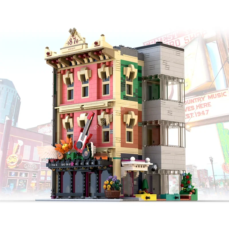 MOC Custom Modular Building The Songstitcher Street View Model Building Block Diy Assembly Educational Bricks Toy Present
MOC Custom Modular Building The Songstitcher Street View Model Building Block Diy Assembly Educational Bricks Toy Present